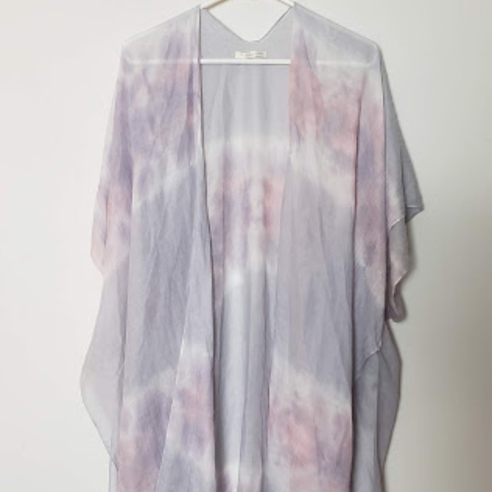 Free People Tie Dye Pastel Kimono